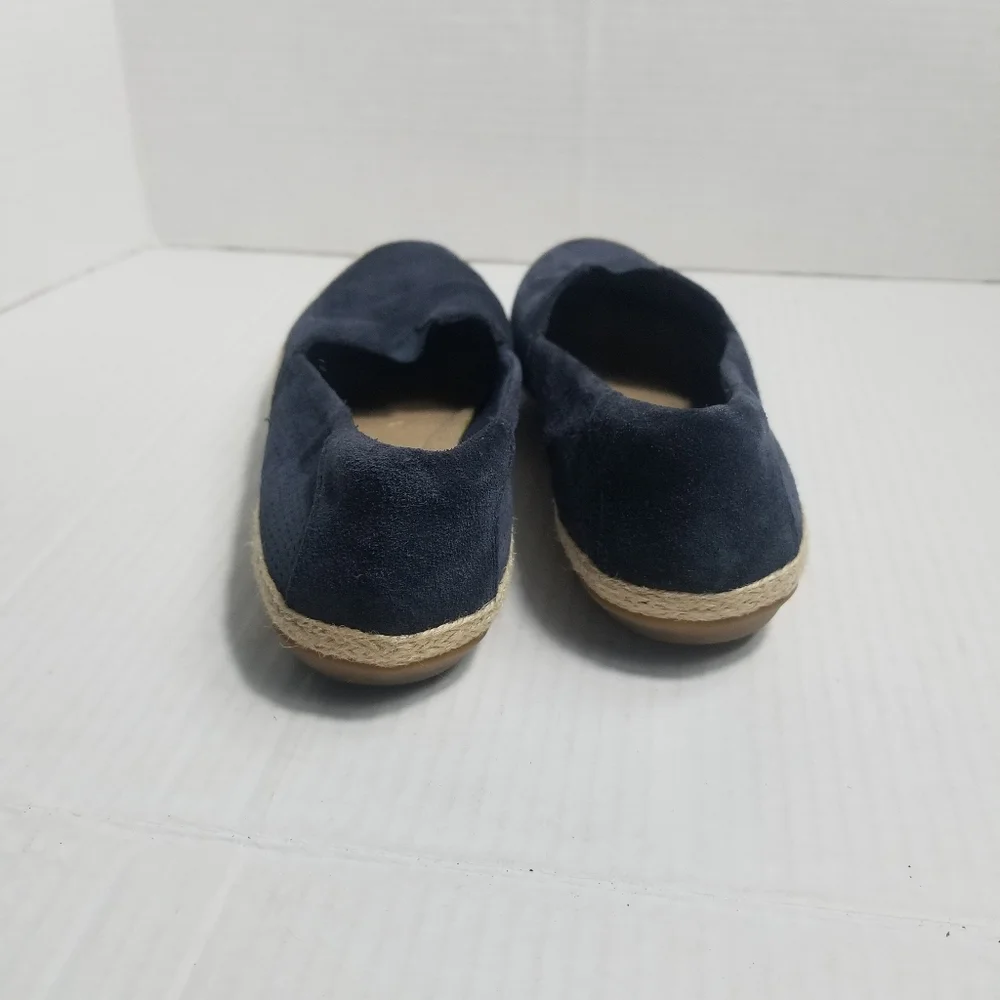 CLARKS COLLECTIONS WOMEN'S NAVY ESPADRILLES SIZE 8.5